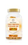 Flaxseed Oil Capsules 1000mg | 90 Count | High Strength Food Supplement | Cold Pressed | Omega 3 6 9