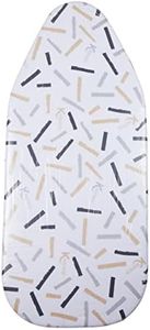 Kleeneze KL028293FEU7 Tabletop Ironing Board – Small Mini Ironing Table, 100% Cotton Cover, Foldable, Compact Storage, Lightweight, Ideal for Travel/Small Homes, Left and Right-Handed Use, 73 x 31cm