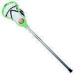 STX Lacrosse Mini Power with Aluminum Handle and Ball, Neon Green