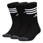 adidas Men's 3-Stripe Crew Socks wi