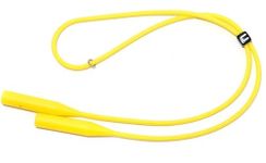 Sunshades Spectacle Rope Band Long Silicone Band Retainer Eyeglasses Strap Holder Waterproof Glasses Retainer, Sports Sunglasses Silicone Holder Chain for Men Women and Kids (Yellow, 1)