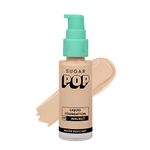 SUGAR POP Liquid Foundation - 03 Walnut - 30 ml | Water Resistant | Lasts Upto 10 Hrs | Super Matte | Full Coverage