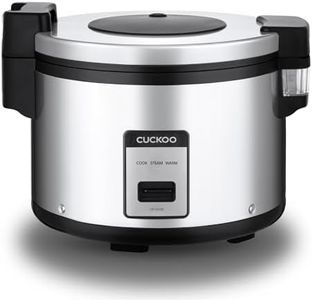 CUCKOO CR-3055 | 60 Cup (Cooked) 30-Cup (Uncooked) Commercial Rice Cooker & Warmer | Automatic Warm Mode, Nonstick Inner Pot, Detachable Inner Lid | Stainless Steel