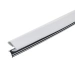 M-D Building Products 43346 81 in. White Premium Rubber Platinum™ Top and Sides Door Seal for Doors with Kerf/Channel