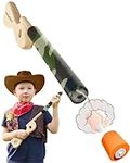 Camo Toy Pop Gun for Kids - Wooden 