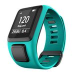 DKEnjoy Soft Silicone Replacement Band Accessory Watch Wrist Strap Bracelet Compatible for Tomtom Runner 2/3 Series, Spark 3, Golfer 2, Adventurer Smartwatch (Mint Green)