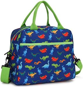 Lunch Bag for Boys,VONXURY Insulated Lunch Box Bag Cute Dinosaur Thermal Lunch Tote with Removable Shoulder Strap