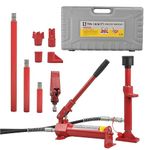 BATONECO 6 Ton Porta Power Kit-2M(78.7 inch) Oil Hose Hydraulic Car Jack Ram Autobody Frame Repair Power Tools for Truck Bed Loadhandler and Hydraulic Equipment Construction