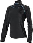 Shock Doctor Girl's Ultra Comp Neckguard Hockey Shirt LS Black M