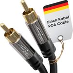 KabelDirekt – 10m – RCA/Phono subwo