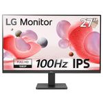 LG Electronics Monitor 27MR400-B, 27 Inch, Full HD 1080p, 100Hz, 5ms GtG, IPS Panel, AMD FreeSync, Smart Energy Saving, Anti-Glare, HDMI, Matte Black