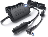 Pwr UL Listed CAR Charger for HP Laptop 463958-001 741727-001 740015-001 Hp Spectre X360, Stream 11 13 14 Pavilion Envy X360; Touchsmart 15 13 M6; Probook Elitebook - 10 Ft DC Auto Power Supply Cord