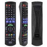 Replacement Remote for Panasonic DVD HDD Recorder IR6 Remote Control, Compatible with Panasonic HDD Blu-Ray Recorder Box N2QAYB000780 DMR-HWT230EB DMR-PWT530EB, No Setup Required