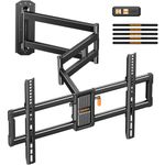 Perlegear TV Wall Bracket with 943mm Long Arm for 42–84 Inch TVs, Extra Long Reach Wall Mount, Articulating Arm Full Motion TV Bracket with Swivel & Tilt, Holds up to 68 kg, Max VESA 600 x 400mm