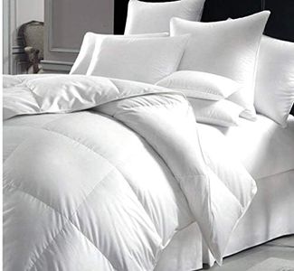 Trance Home Linen 200 GSM Microfibre Queen Size Warm Duvet Winter Quilt Comforter Blanket Rajai Warm Sleep (90x100-inch/2.28x2.54 Metres, White)