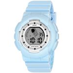 ON TIME OCTUS Plastic Unisex Digital Boy'S And Girl'S Watch Digital-23 (Grey Dial Sky Blue Coloured Strap)