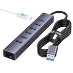 USB 3.0 Hub, 8-in-1 USB to Network 