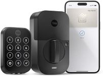 Yale Assure Lock 2 Plus Keypad Lock with Apple Home Keys, Black Suede Keyless Door Entry Lock with Auto-Unlock Feature (No Wi-Fi), ‎YRD450-N-BLE-BSP