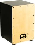 Meinl Percussion Headliner Cajon Instrument - Compact Drum Box with 2 Snare Wires - Playing Surface Maple (MCAJ100BK-MA)