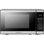 Chefman 20L 800W Microwave Oven, 6 Presets, 10 Power Levels, Eco Mode, Memory, Mute Function, Child Safety Lock, Easy Clean, Stainless Steel