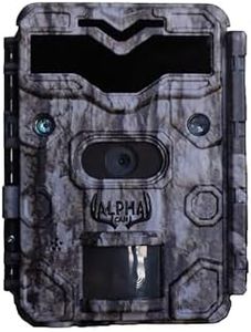 ALPHA CAM Premium Outdoor Trail Camera 30MP 1080p H.264 30fps IP67 Waterproof Scouting Cam with Ultra Fast Motion Trigger Speed and Recovery Rate HD Long Range IR Night Vision 2.4" LCD