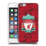 Head Case Designs Officially Licensed Liverpool Football Club Home Red Crest Digital Camouflage Soft Gel Case Compatible With Apple iPhone 6 Plus/iPhone 6s Plus