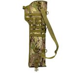 Silfrae Tactical Shotgun Rifle Scabbard Bag Shoulder Bag (Camo-Brown)