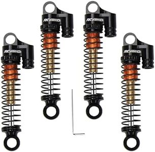 RCAWD Threaded Tele Shocks Absorber Damper for FMS 1/24 FCX24 Double Barrel Shock 1/18 Arizona 1/18 Chevrolet K10 RTR Series Upgrades Part