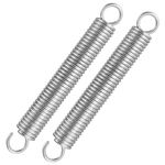 2 Pcs 190mm Extended Compressed Springs, Extension Spring, Dual Hook Tension Springs, Small Carbon Steel Replacement Springs for Tent Awning Caravan Trampoline Mounting, Wire Diameter 35mm/OD 25mm