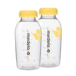 Medela Breast Milk Storage Bottles - BPA-Free - Pack of 2 x 250 ml