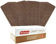 XFasten Carpet Stair Treads for Wooden Steps Indoor, Brown Set of 15 8” x 30” Outdoor Stair Treads for Wooden Steps | Carpet Stair Treads Non-Slip Indoor | Non Slip Stair Runner Treads Indoor for Wood