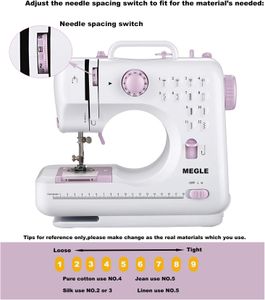 MEGLE FHSM-505 Portable Sewing Machine – Compact, Easy Stitching