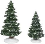 Department 56 Accessories for Village Collections Christmas Spruce Trees Figurine Set, 8 Inch, Multicolor