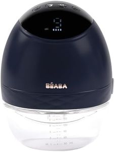 BÉABA, Tire lait electrique Mains libre, Léger, Compact, 3 Modes, 9 Niveaux, 0 Ondes, Silencieux, Grande Contenance 180mL, Minuterie, Fonction Mémoire, 6 séances, Charge USB C, Night blue