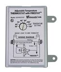 Ventamatic XXFIRESTAT 10-Amp Adjustable Thermostat with Firestat for Power Attic Ventilators