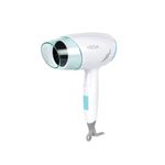 Vega Insta Look 1400 Watts Foldable Hair Dryer for Women with Automatic Cut-Off, Cool Shot Button & 3 Heat/Speed Settings, Foldable Handle with Non Slip Grip Handle, (VHDH-23), White & Blue