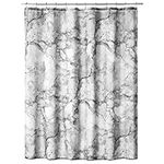 mDesign Fabric Shower Curtain, 72" 