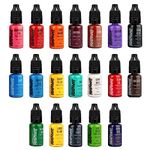 Radiant Colors Popular 19 Color Tattoo Ink Set - 1/2 Ounce Bottles