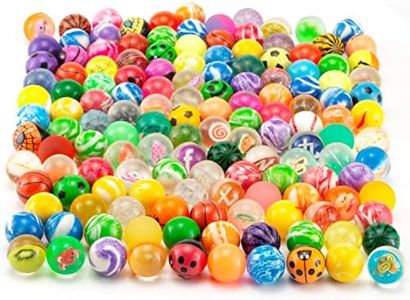BluVast Pelotas Saltarinas, Flash Pelota Saltarina, 100PCS Pelota Goma, Para Fiestas de Cumpleaños Infantiles, Fiestas, Premios, Regalos