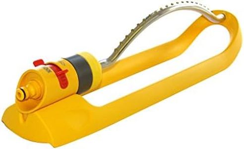 HOZELOCK - Arroseur Oscillant Plus 260 M² : Arroseur sur Traineau Grande Surface, Idéal pour Pelouse et Plantes Établies, Zone d'Oscillation Réglable, 20 Jets pour un Arrosage Uniforme [2975P0000]