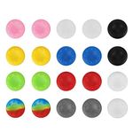 20Pcs Silicone Thumb Stick Grips Protect Cover, Antiskid Colorful Thumb Grips Cases for /PS3//One/360 Gaeme Controller