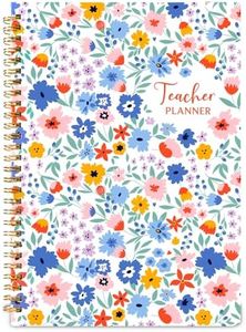 Teacher Planner 2026-2027, 7x10'' Undated Lesson Planners Teacher Planner Academic Year with Elasstic Band, Back Pocket for Classroom or Homeschool Use