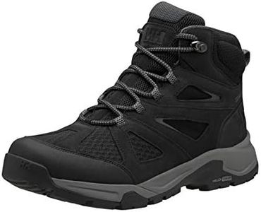 Helly-Hansen Mens Switchback Trail HT Lightweight Supportive Waterproof Hiking Boot, 990 Black/Ebony/Charcoal, 10.5