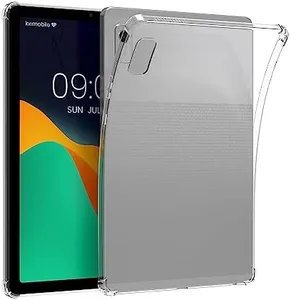 kwmobile Case Compatible with Lenovo Smart Tab M9 Case - Soft TPU Back Protector Cover for Tablet - Transparent