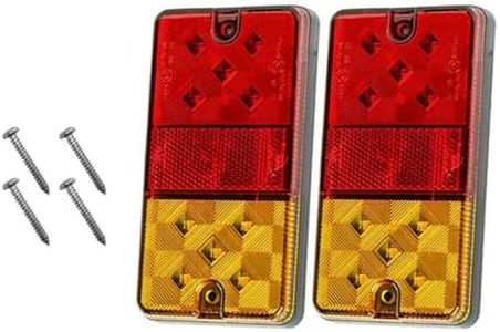 Led Trailer Tail Lights Truck Caravan Ute Boat Light Screw Waterproof Adr