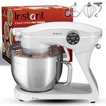 Instant Stand Mixer Pro, 600W 10-Speed Electric Mixer with Digital Interface, 7.4-Qt Stainless Steel Bowl, From the Makers of Instant Pot, with Dishwasher Safe Whisk, Dough Hook and Mixing Paddle