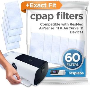 resplabs CPAP Filters - Generic ResMed AirSense 11 Machine Supplies - 60 Filter Pack