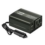 YSOLX 150W Power Inverter DC 12V to 110V AC Converter Car Plug Adapter Outlet Charger for Laptop Computer