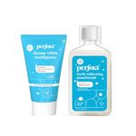 Perfora Dream White Toothpaste & Teeth Whitening Mouthwash Combo |Instant Teeth Whitening Toothpaste |Alcohol Free Mouthwash |Mouthfreshner With Active Ingredients |Suitable for Men, Women & Children