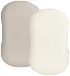 Muslin Baby Lounger Cover 2 Pack, Soft Breathable Newborn Lounger Pillow Cover for Boys Girls Infant